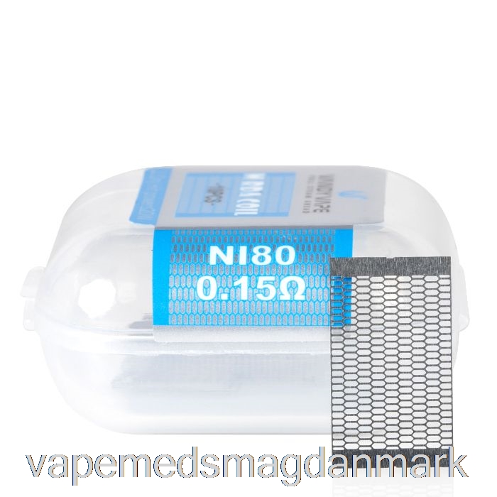 Vape Væske Vandy Vape M Mesh Sheet Coils (10 Ark) M V2 Rda Coil - 0.15ohm Ni80 (10pc)